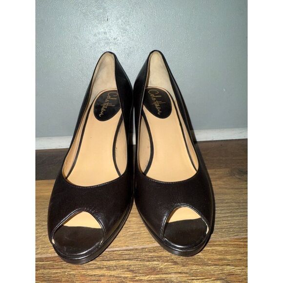 Cole Haan Nike Air Peep Toe Heels Size 8B - Picture 7 of 14